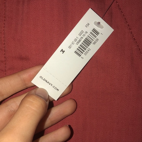 Coral linen shorts - Picture 2 of 3